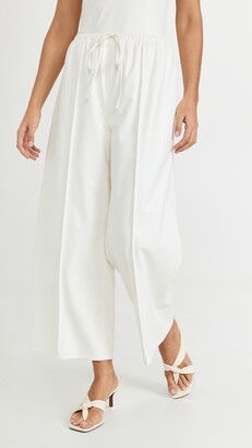 Sally LaPointe Faux Leather Drawstring Pants