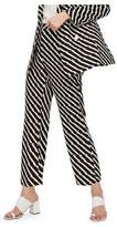 Thumbnail for your product : Topshop Zig Zag Kick Flare Trousers