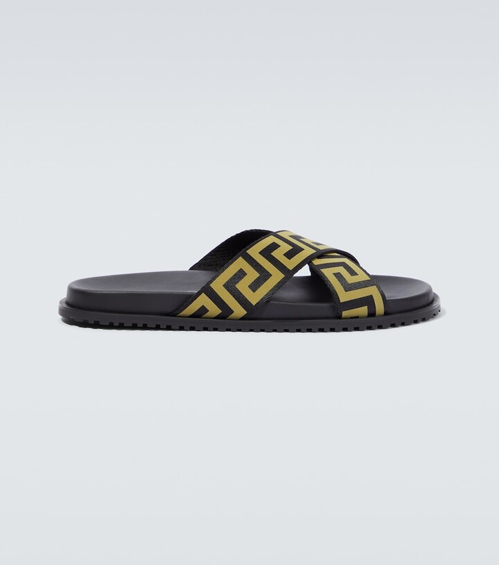 Versace Greca slides ShopStyle Flip Flop Sandals