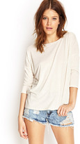 Thumbnail for your product : Forever 21 Linen-Blend Dolman Top