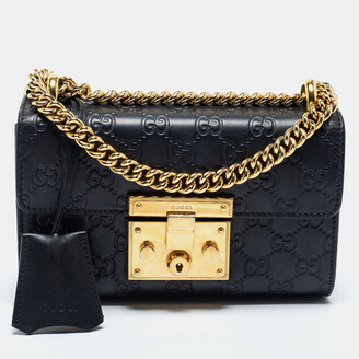 Gucci GG Guccissima Leather Small Padlock Bag