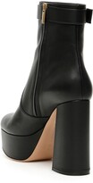 Thumbnail for your product : Gianvito Rossi PLATFORM BOOTS 39 Black Leather
