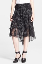 Thumbnail for your product : Jason Wu Paisley Print Tiered Skirt