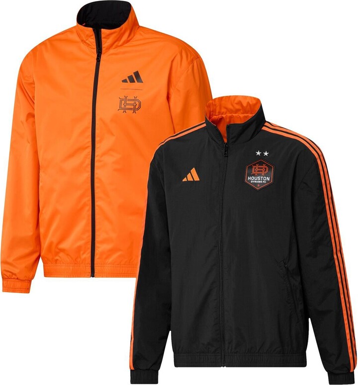 adidas Men's Black and Orange Houston Dynamo Fc 2023 On-Field Anthem  Full-Zip Reversible Team Jacket - Black, Orange - ShopStyle