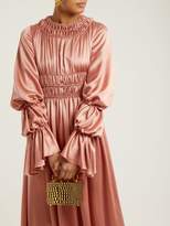 Thumbnail for your product : Roksanda Zoya Gathered Silk-satin Dress - Womens - Pink