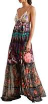 Thumbnail for your product : Roberto Cavalli Printed Silk-Georgette Maxi Dress