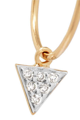 I+I II - 14-karat Gold Diamond Earrings