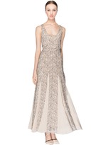 Thumbnail for your product : Alice + Olivia Kravit Long Lace Dress Godets