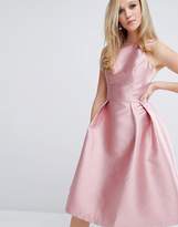 Thumbnail for your product : Chi Chi London Structured Satin Prom Dress