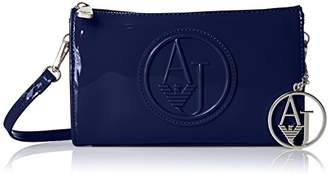 Armani Jeans Patent Crossbody Clutch Wallet
