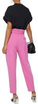 Thumbnail for your product : 3.1 Phillip Lim Belted Pleated Cady Tapered Pants