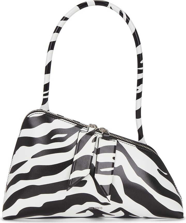 ATTICO Sunrise Shoulder Bag in White