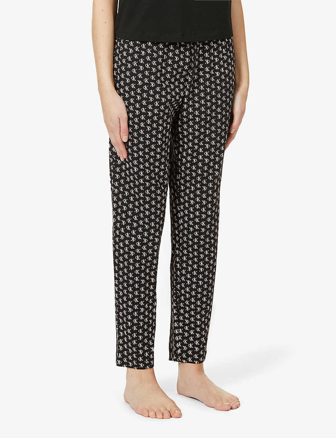 Calvin Klein One stretch-cotton jersey pyjama bottoms - ShopStyle Pajamas
