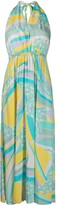 Thumbnail for your product : Emilio Pucci Abstract-Print Long Beach Dress