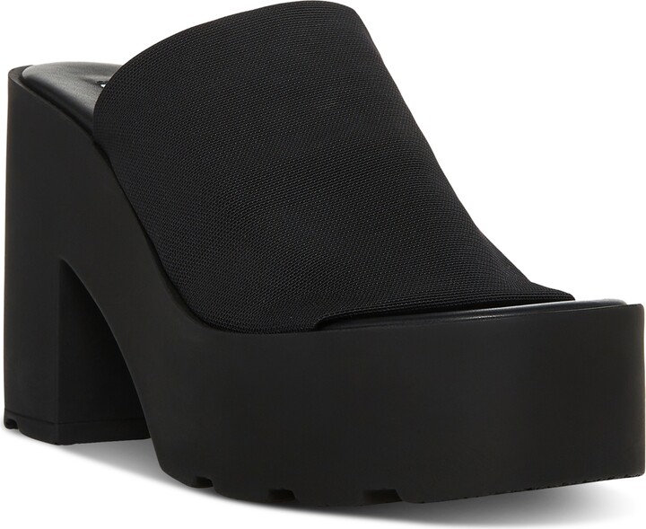 Steve Madden Platform Women's Black Sandals | ShopStyle Canada