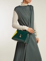 Thumbnail for your product : Valextra Iside Medium Leather Bag - Dark Green