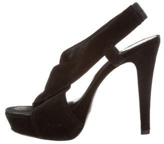 Diane von Furstenberg Crossover Platform Sandals