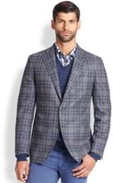 Thumbnail for your product : Saks Fifth Avenue Plaid Wool Blazer