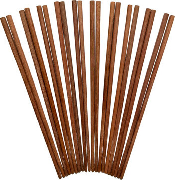 THY Collectibles 10 Pairs Natural Wooden Chopsticks Reusable, Dishwasher Safe, Healthy – Classic Chinese Style For Kitchen, Dining, Noodles & Gourmet Meals - 9.8 Inch