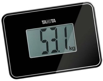 Tanita HD-386BK portable bathroom scales - black by