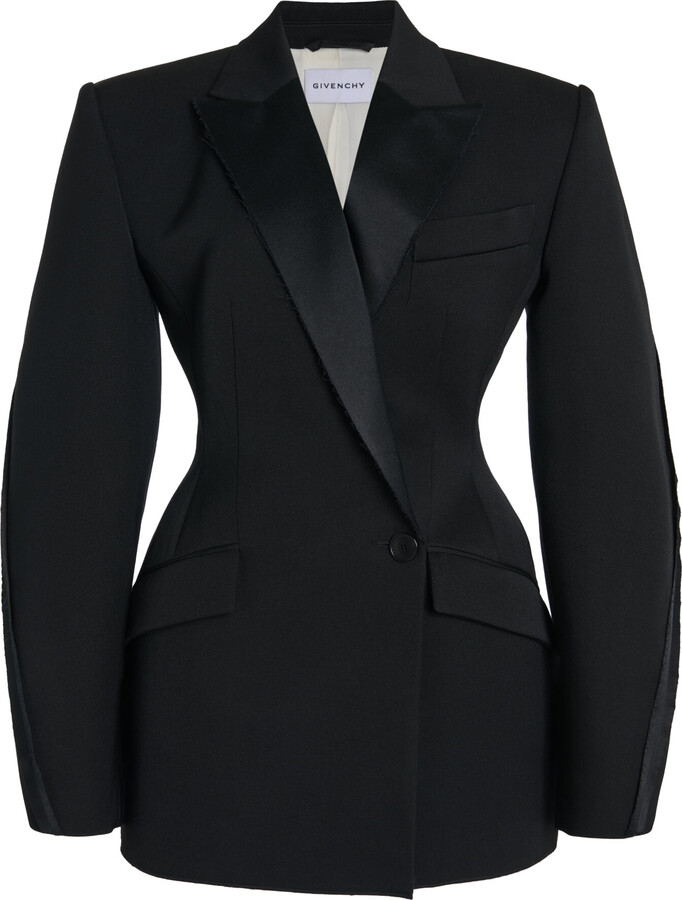 Givenchy Inside-Out Cocoon Mini Blazer Dress
