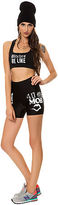 Thumbnail for your product : Married to the Mob The Mob x 40 OZ Cycle Shorts in Black