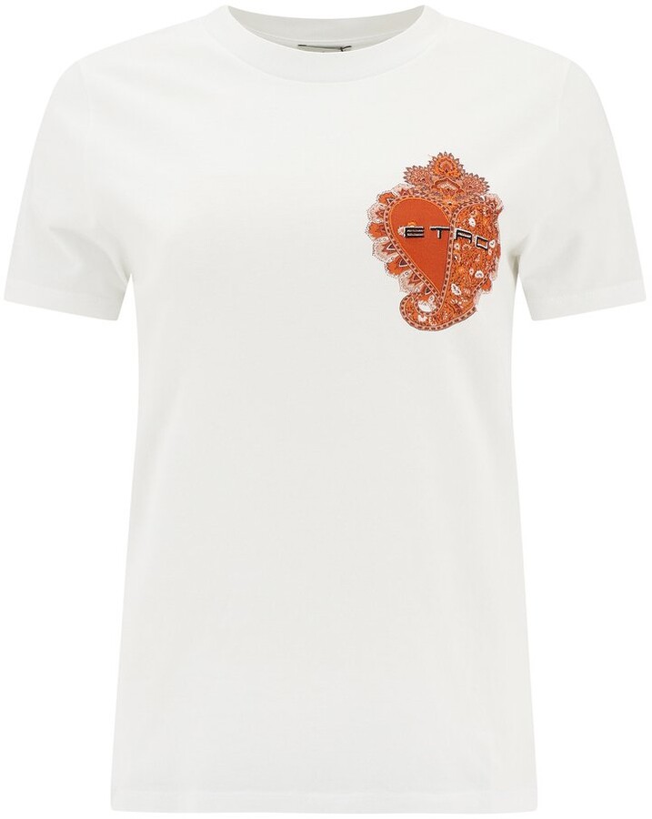 Etro Women's T-shirts | Shop the world's largest collection of fashion 