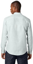 Thumbnail for your product : Cubavera Long Sleeve Linen Textured Convertible Collar Shirt