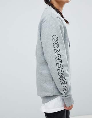 Converse Sweatshirt In Grey