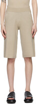 Thumbnail for your product : Frenckenberger Beige Cashmere Adi Shorts