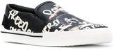 Thumbnail for your product : Versace printed slip-on sneakers