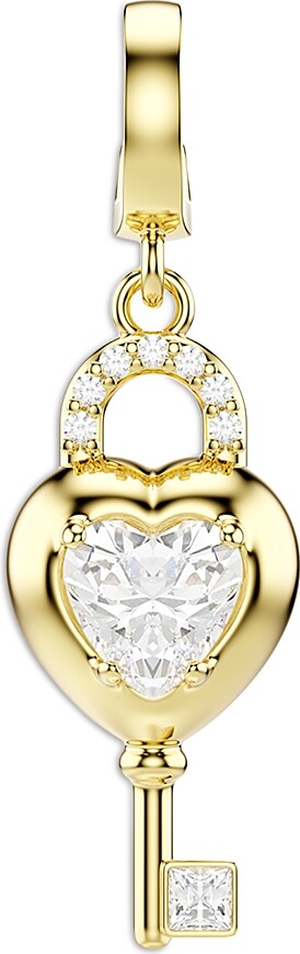 Swarovski Idyllia Cubic Zirconia Heart Key Charm