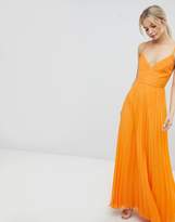 Thumbnail for your product : ASOS DESIGN cami pleated maxi dress with strappy back