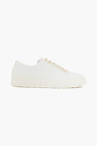 Thumbnail for your product : Stuart Weitzman Excelsa Embellished Leather Sneakers