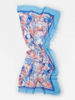 Thumbnail for your product : J.Mclaughlin Giselle Scarf in Orchidia Border