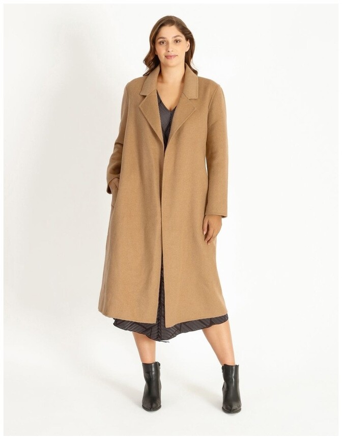 basque wrap coat
