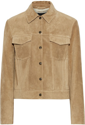 theory suede jacket womens