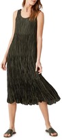 Thumbnail for your product : Eileen Fisher Crinkle Silk Midi Tank Dress