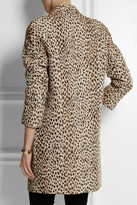 Thumbnail for your product : Diane von Furstenberg Britta leopard-jacquard coat