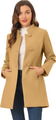 Winter Coats For Women GRACE KARIN Women's Trench Coat Notch Lapel