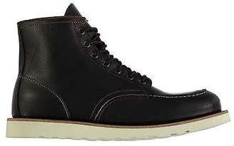 Firetrap Mens Dylon Shoes High Ankle Collar Boots Lace Up Metal Eyelets