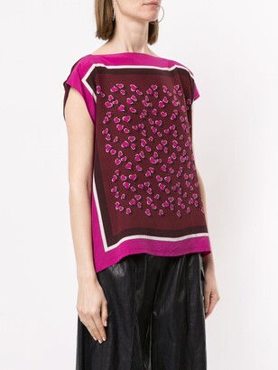 Gucci Pre-Owned 1990s Foulard-Print Silk Top