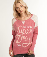 Thumbnail for your product : Superdry Lace Burnout Top