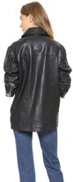 Thumbnail for your product : Marc by Marc Jacobs Karlie Leather Coat