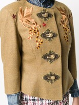 Thumbnail for your product : Christian Lacroix Pre-Owned 1990s Embroidered Collarless Jacket