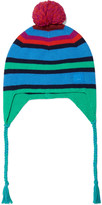Thumbnail for your product : Acne Studios Katt Pompom-embellished Striped Wool Beanie