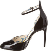 Thumbnail for your product : Gucci Patent Ankle Strap Pump