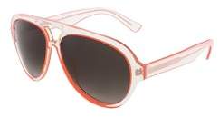 DSQUARED2 Dq0182/s 26b Crystal/orange Tear-drop Aviator Sunglasses