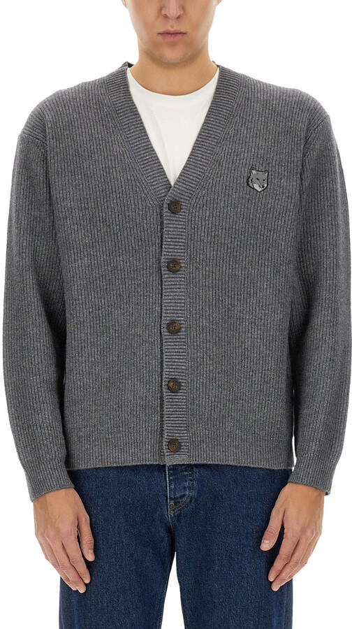 MAISON KITSUNÉ Ribbed Cardigan