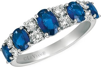 LeVian 14K Strawberry Gold 2.18 Ct. Tw. Diamond & Sapphire Ring